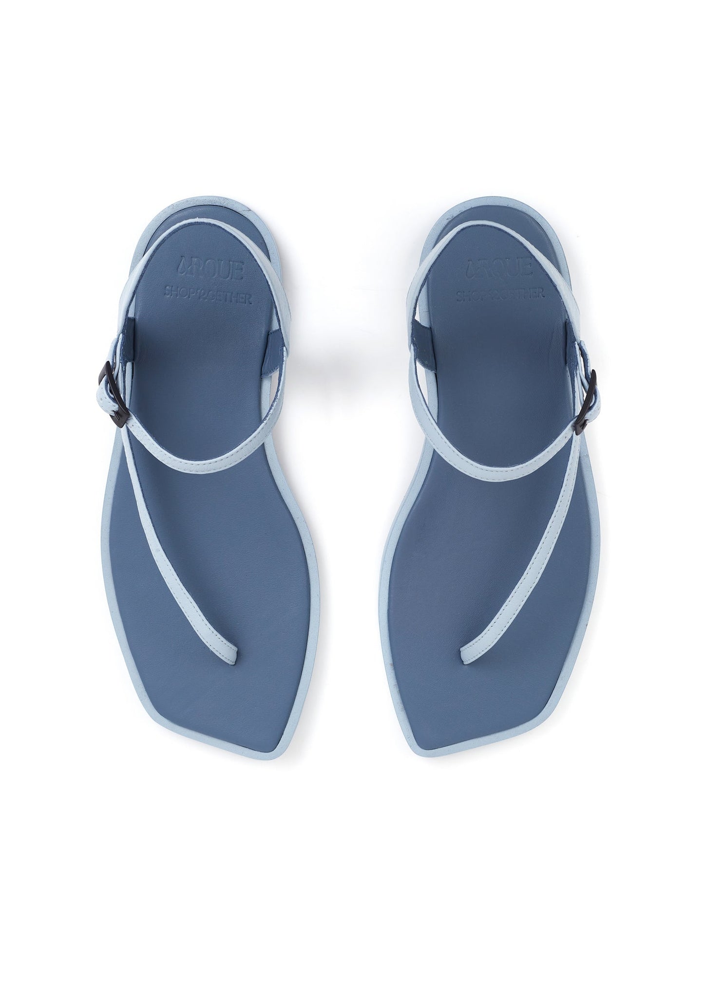 Rasteira Clark ARQUE + Shop2gether Azul